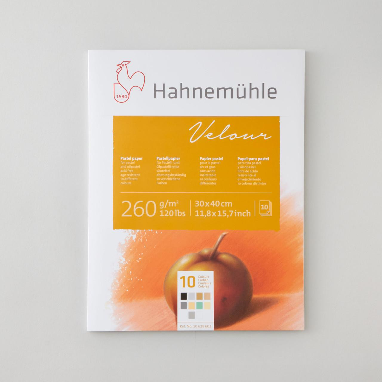 Hahnemuhle Velour Pastel Pad 30x40cm 10 Sheets Acid-Free