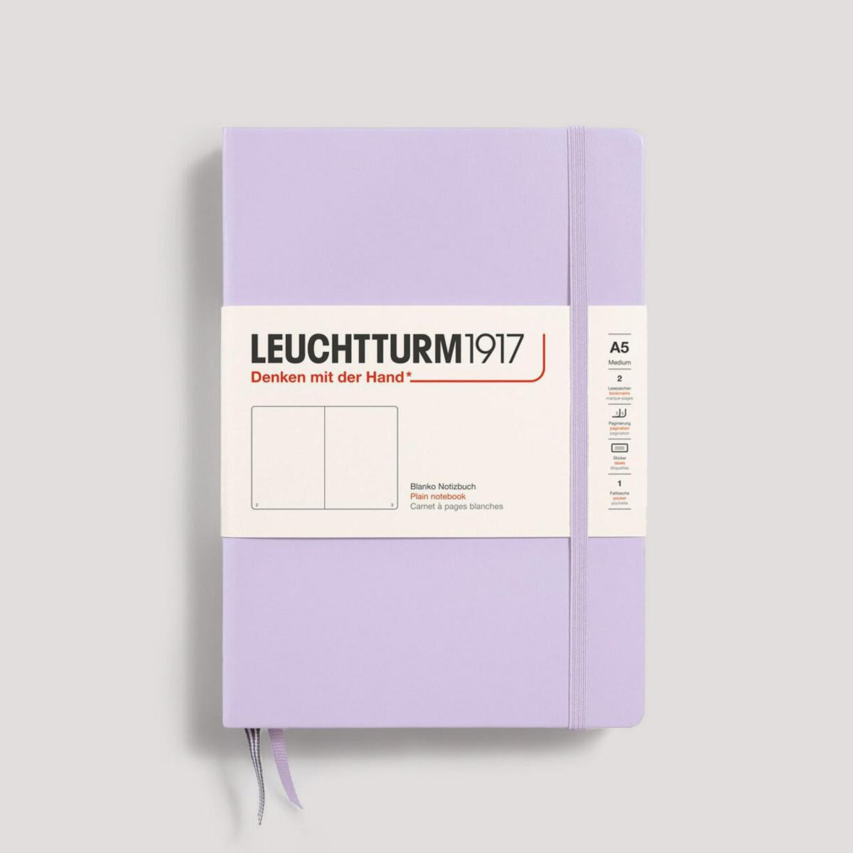 Leuchtturm1917 A5 Lilac Sketchbook, 112 Pages, 150 GSM