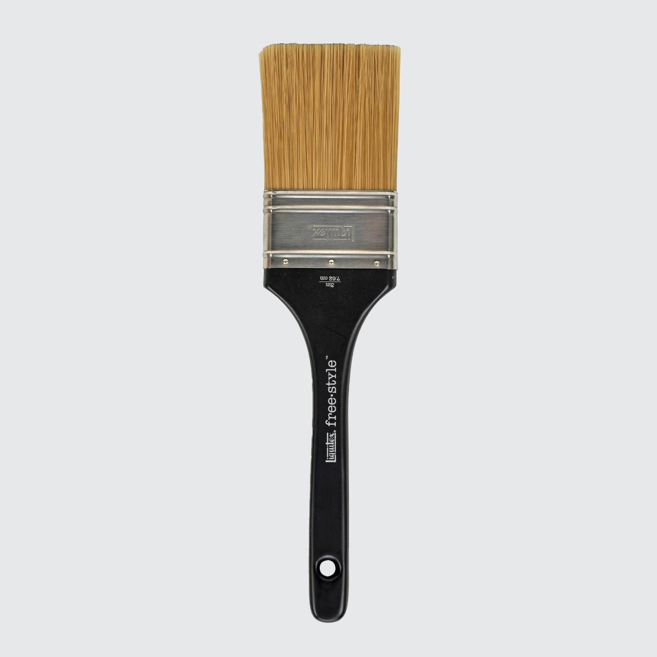 Liquitex Pro Freestyle 3″ Flat Brush – Sustainable Nylon Bristles