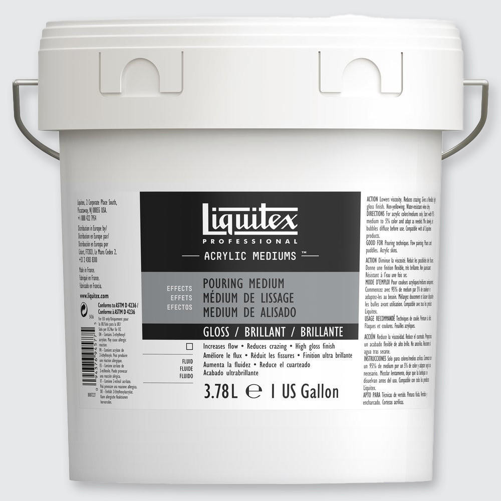 Liquitex Professional Pouring Medium 3.78L – Gloss, Non-yellowing
