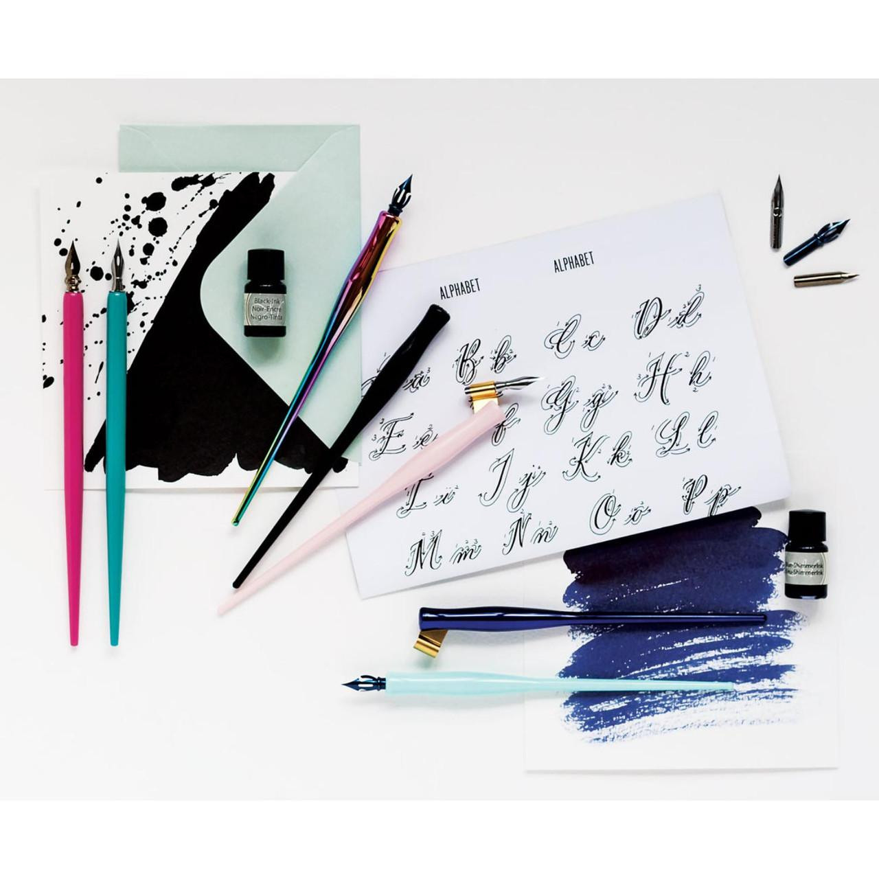 Manuscript Modern Calligraphy Deluxe Set – Black, Assorted Sizes