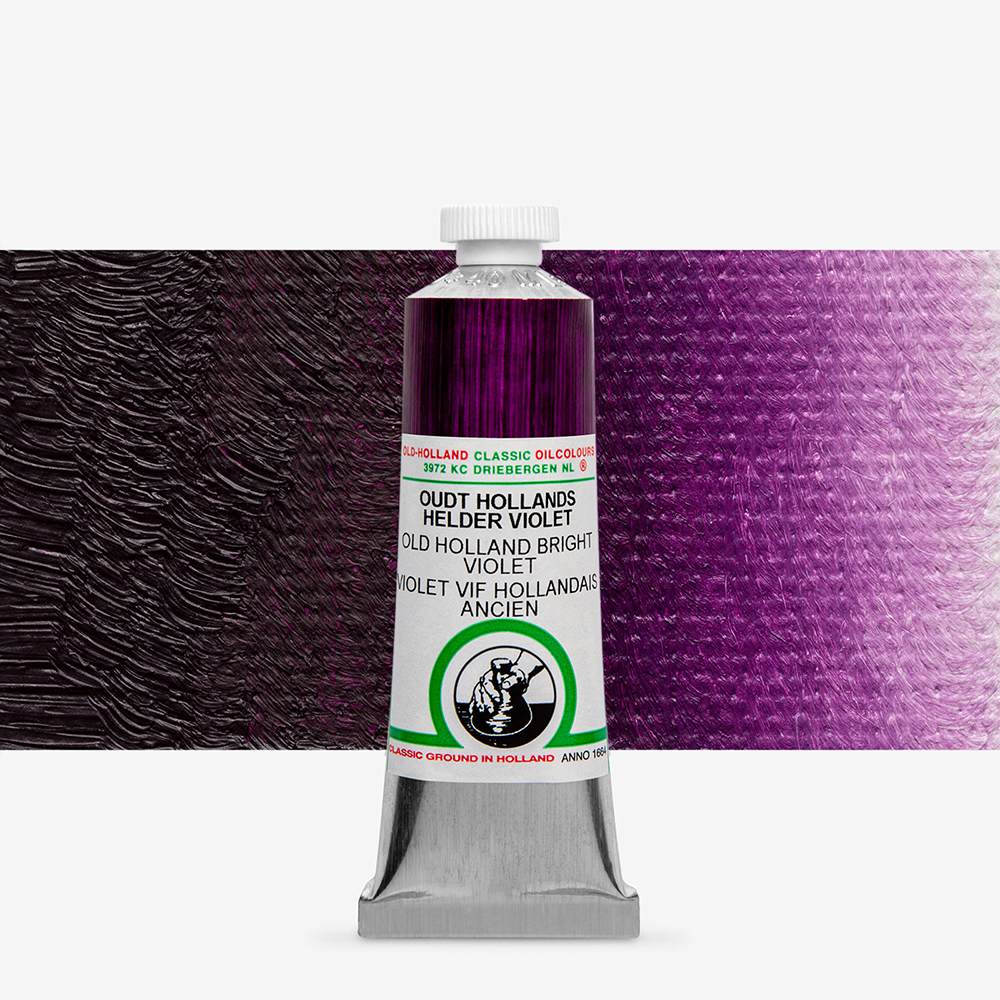 Old Holland Classic Oil Colour 40ml – Bright Violet, Superior Lightfastness