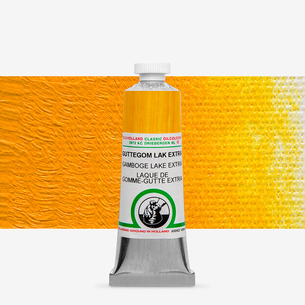 Old Holland Gamboge Lake Oil Paint 40ml – High Pigment, Superior Lightfastness