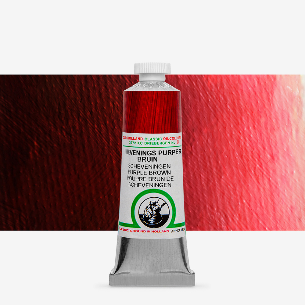 Old Holland Classic Oil Colour 40ml – Scheveningen Purple Brown