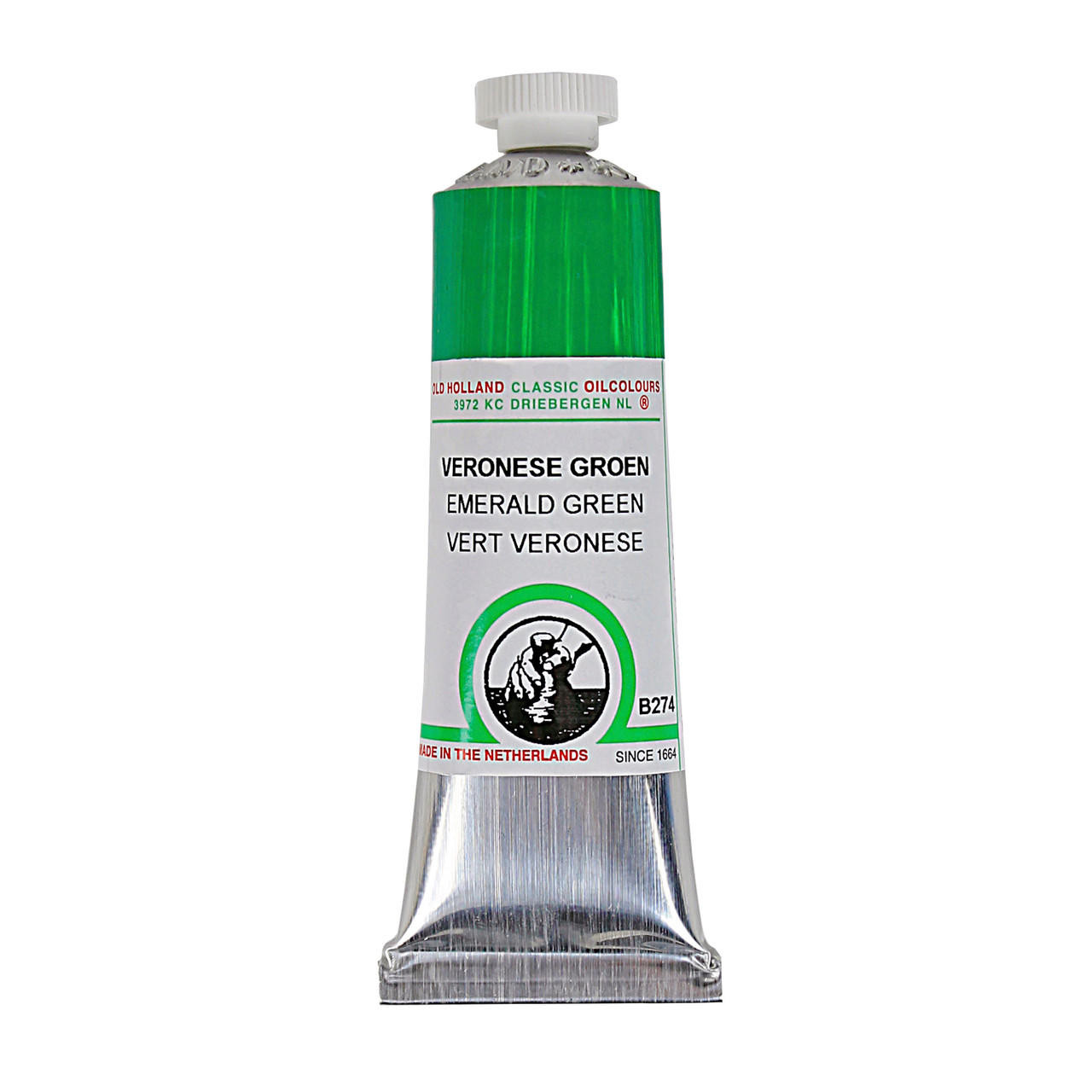 Old Holland Classic Oil Colour 40ml – Emerald Green, Lightfast