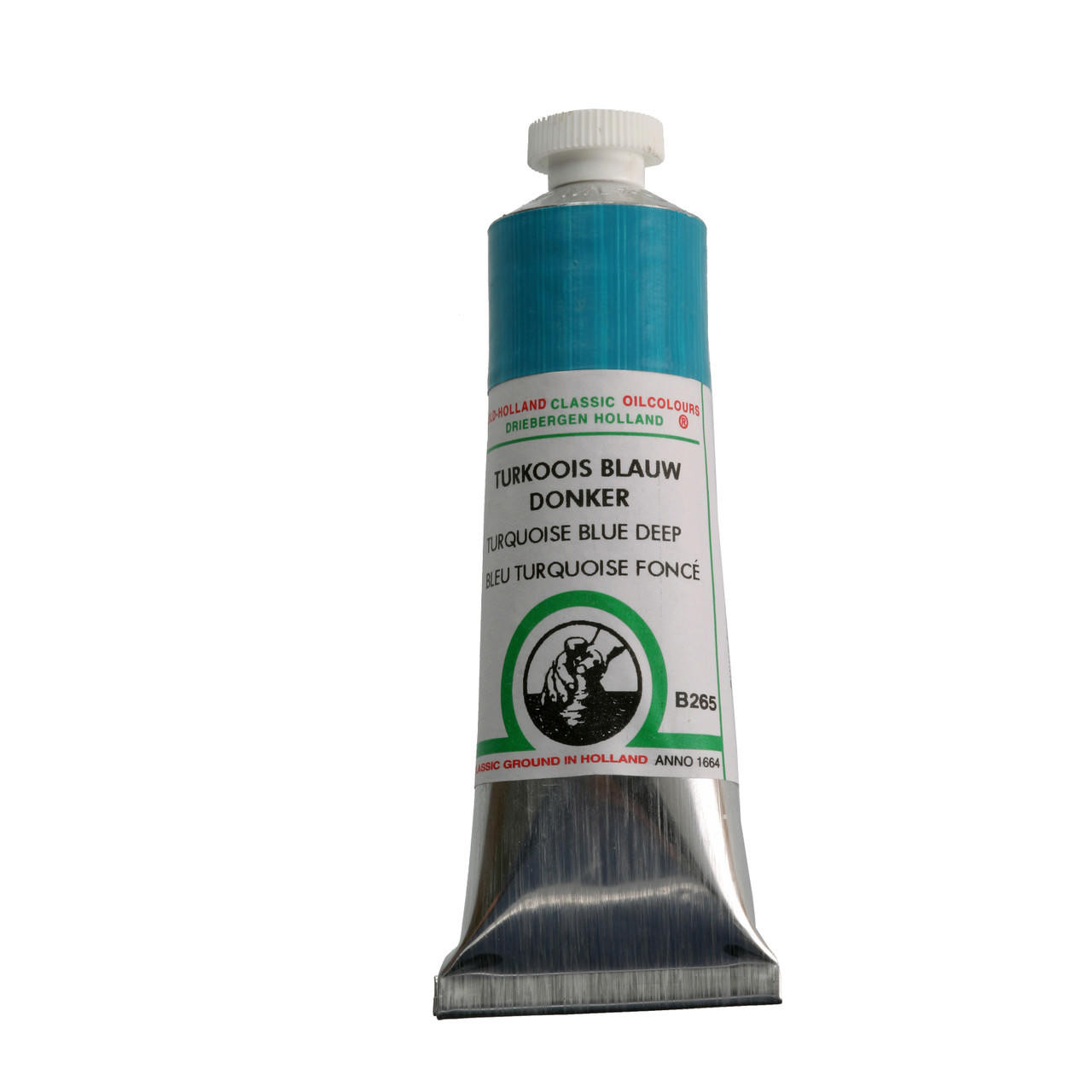Old Holland Classic Oil Colour 40ml Turquoise Blue, Superior Lightfastness