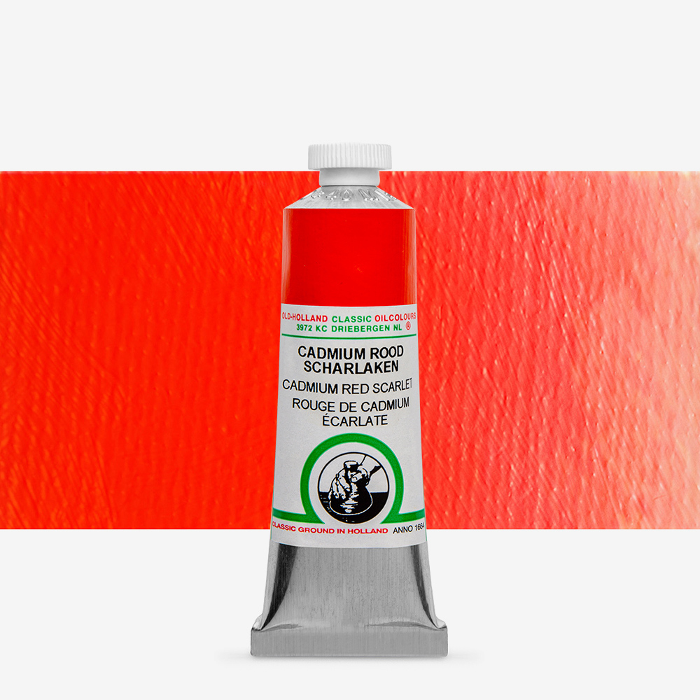 Old Holland Cadmium Red Scarlet Oil Paint 40ml – Superior Lightfastness