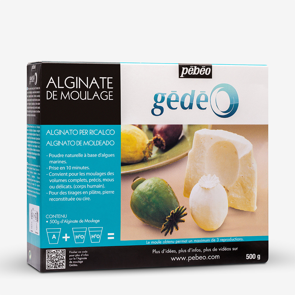 Pebeo Gedeo Alginate Moulding Powder 500g – Seaweed-based, 10min Set