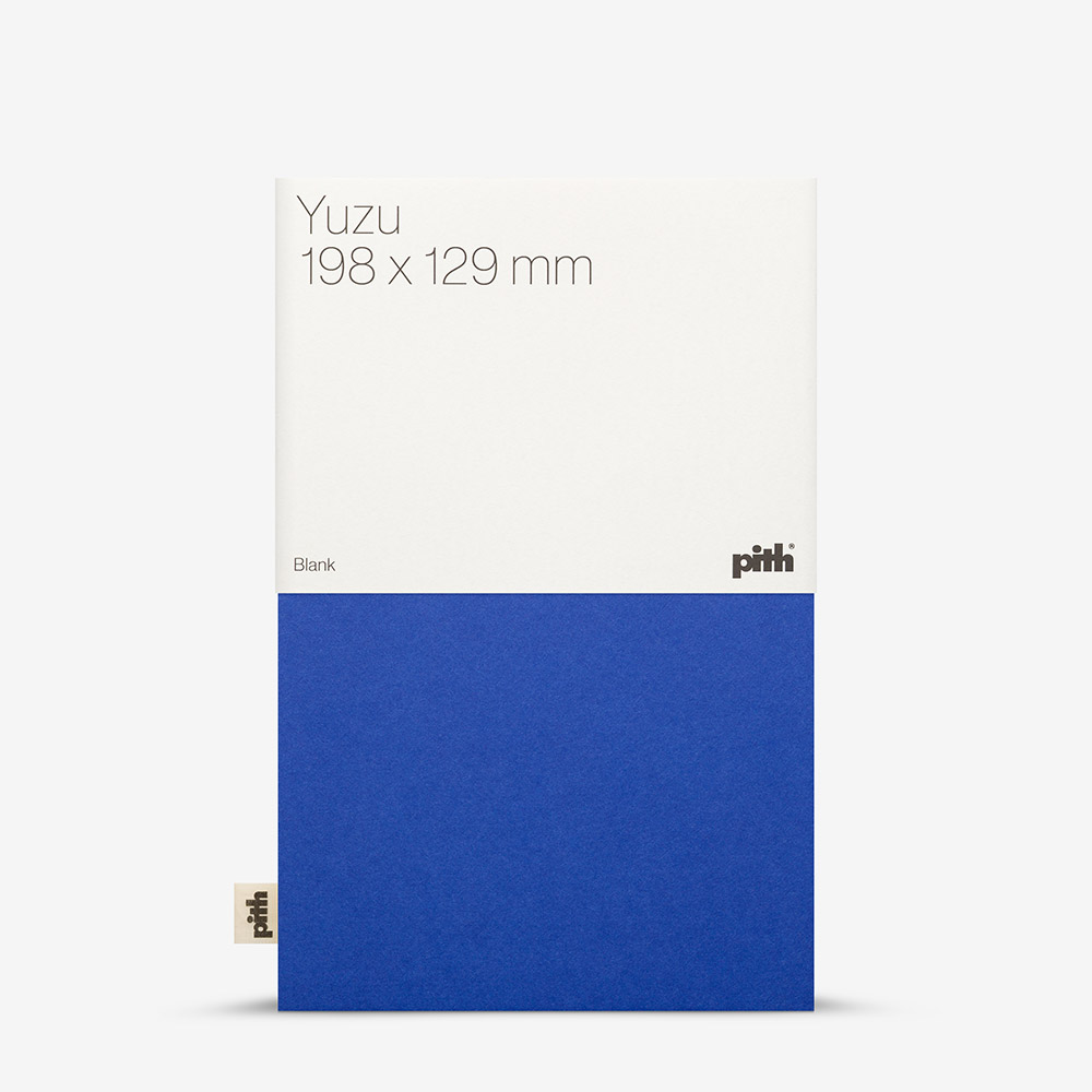 Pith Yuzu Blue Notebook, 156 Pages, Recycled Paper
