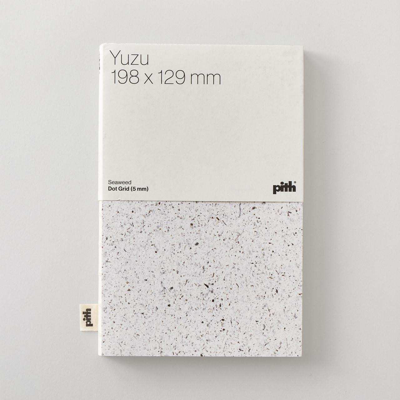 Pith Yuzu Dot Grid Notebook – 156 Pages, Seaweed Paper, 250g