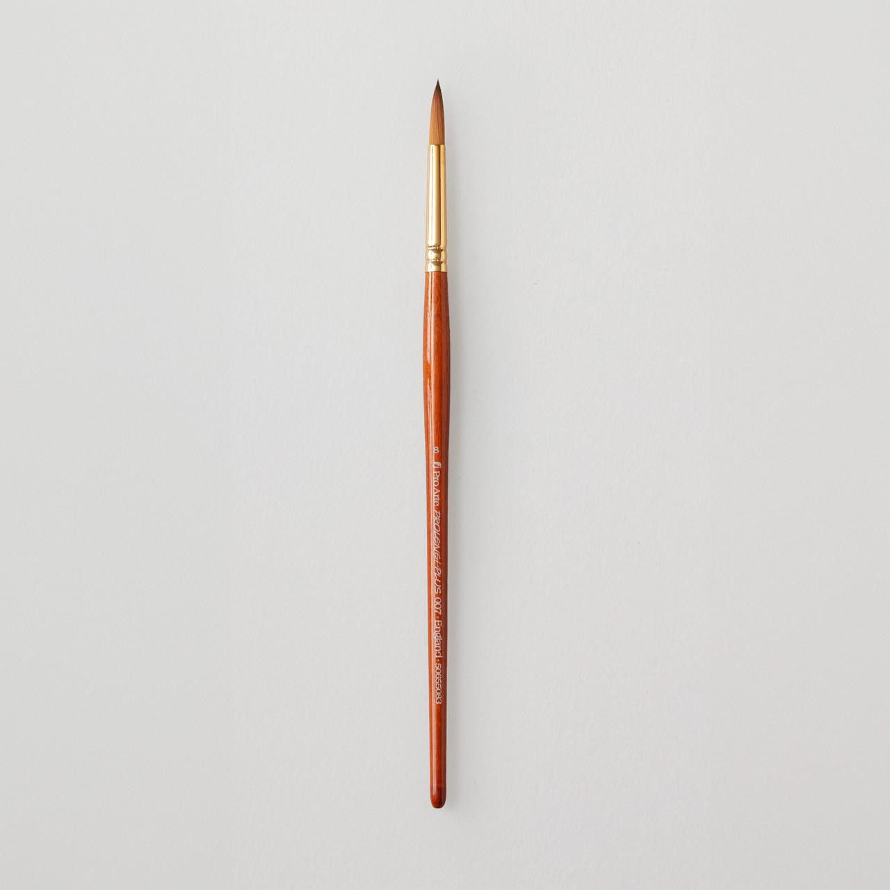Pro Arte Prolene Plus Size 8 Round Brush – Gold Ferrule