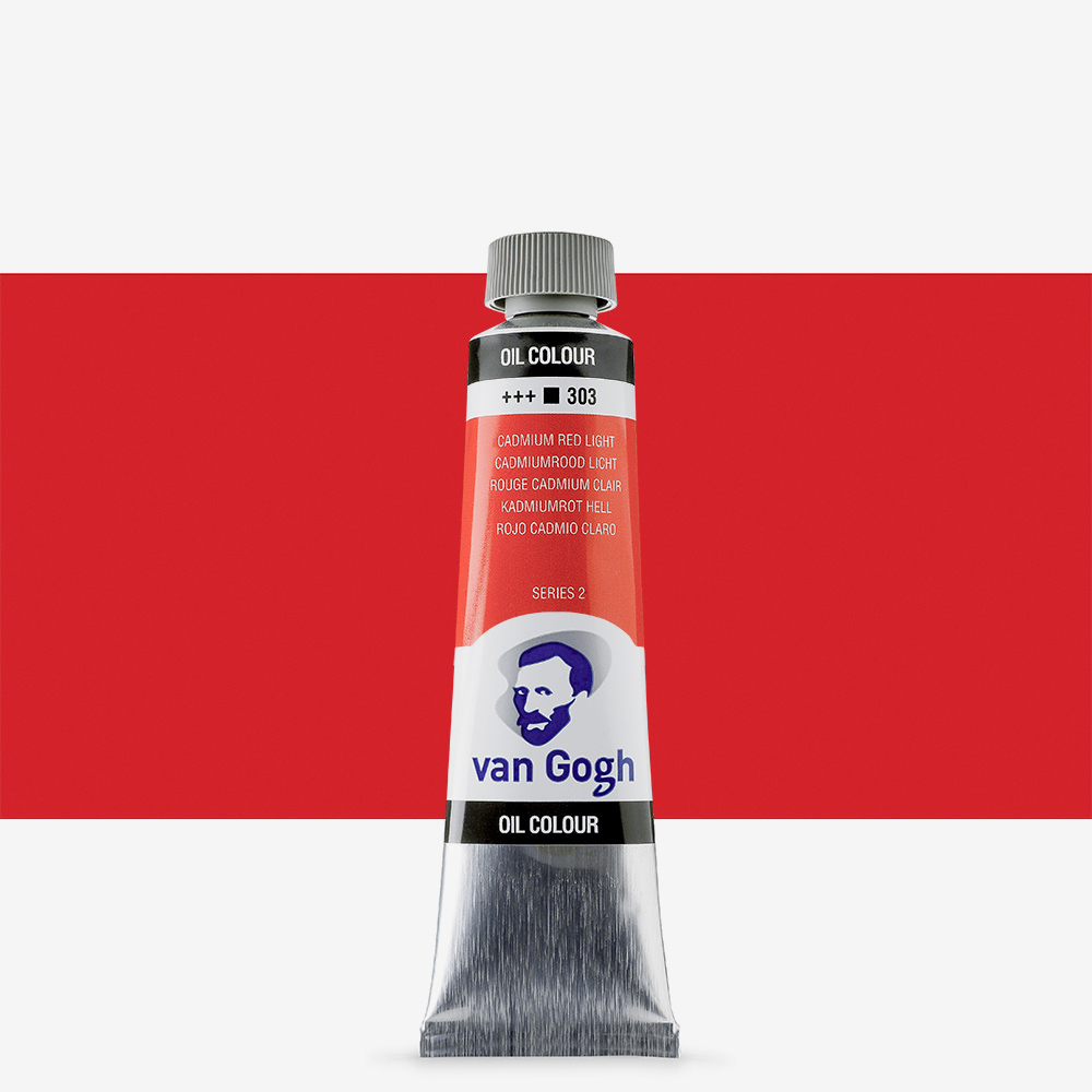 Van Gogh Cadmium Red Light Oil Paint 40ml – Manufacturer Warranty