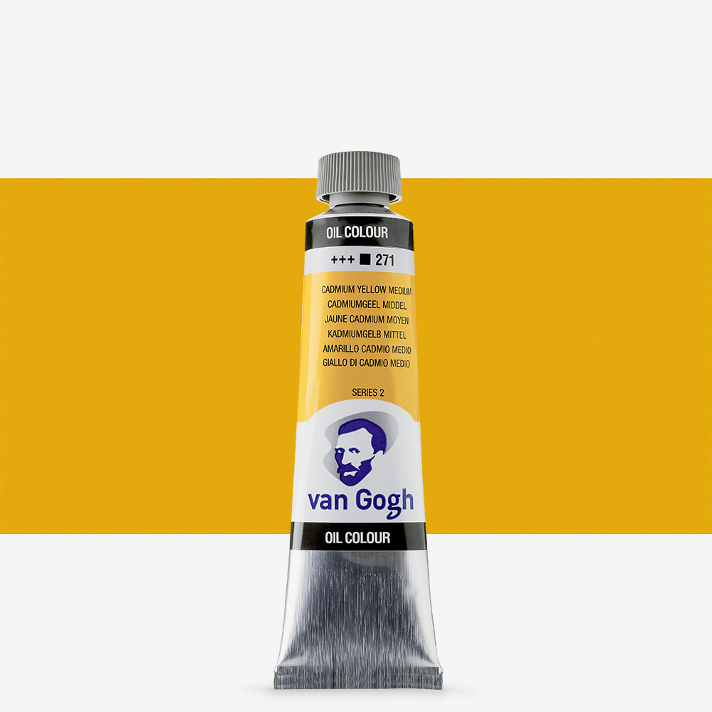 Van Gogh Cadmium Yellow Oil Paint 40ml – Medium Hue