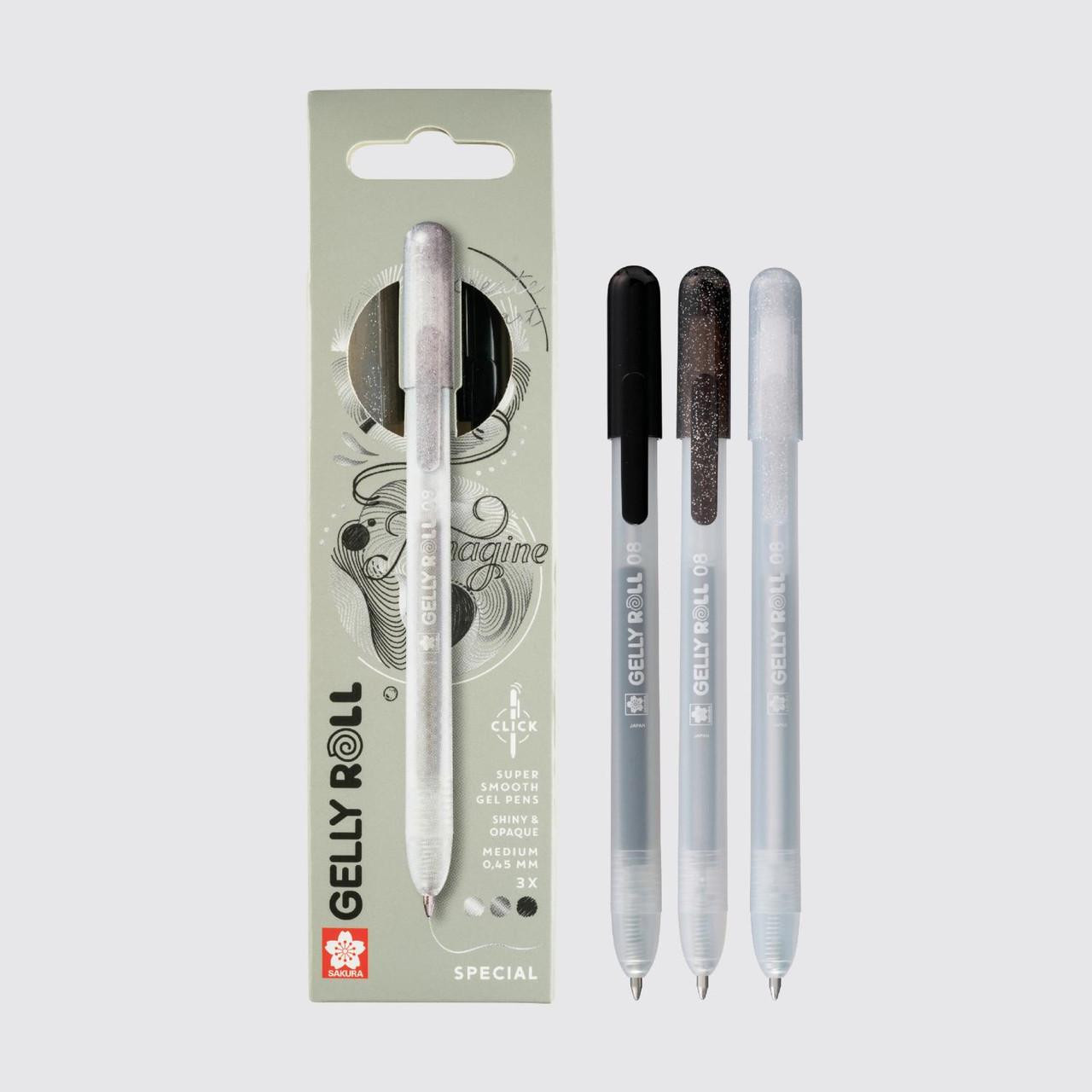 Sakura Gelly Roll Metallic Gel Pen Set – Retractable, 0.1kg