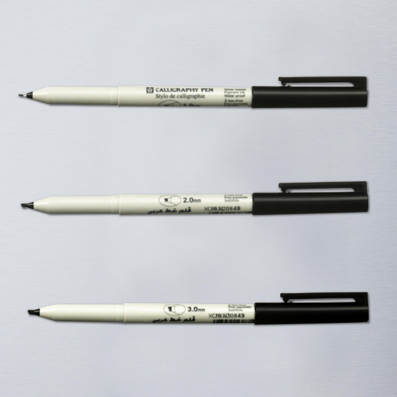 Sakura Pigma Micron Calligraphy Pen 1mm Black Pigment Ink