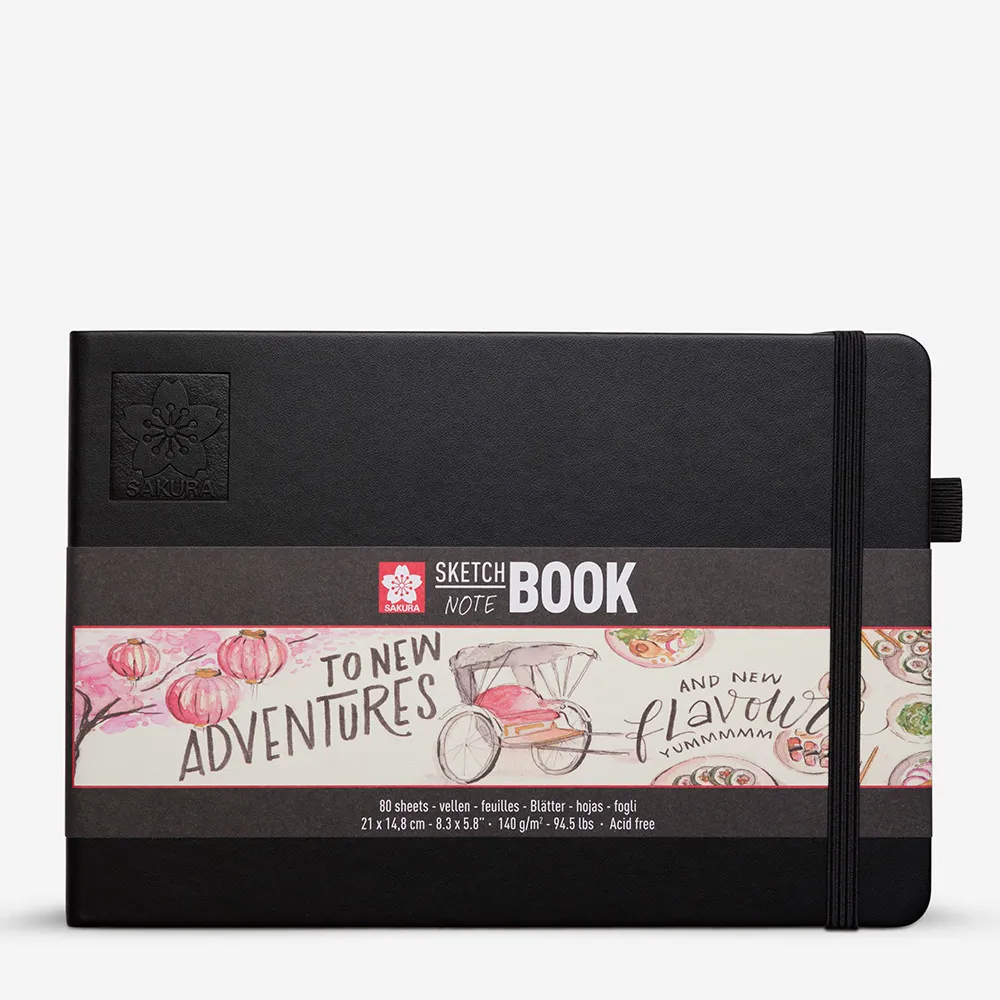Sakura Sketch Notebook 140gsm 80 Sheets – Acid-Free Paper