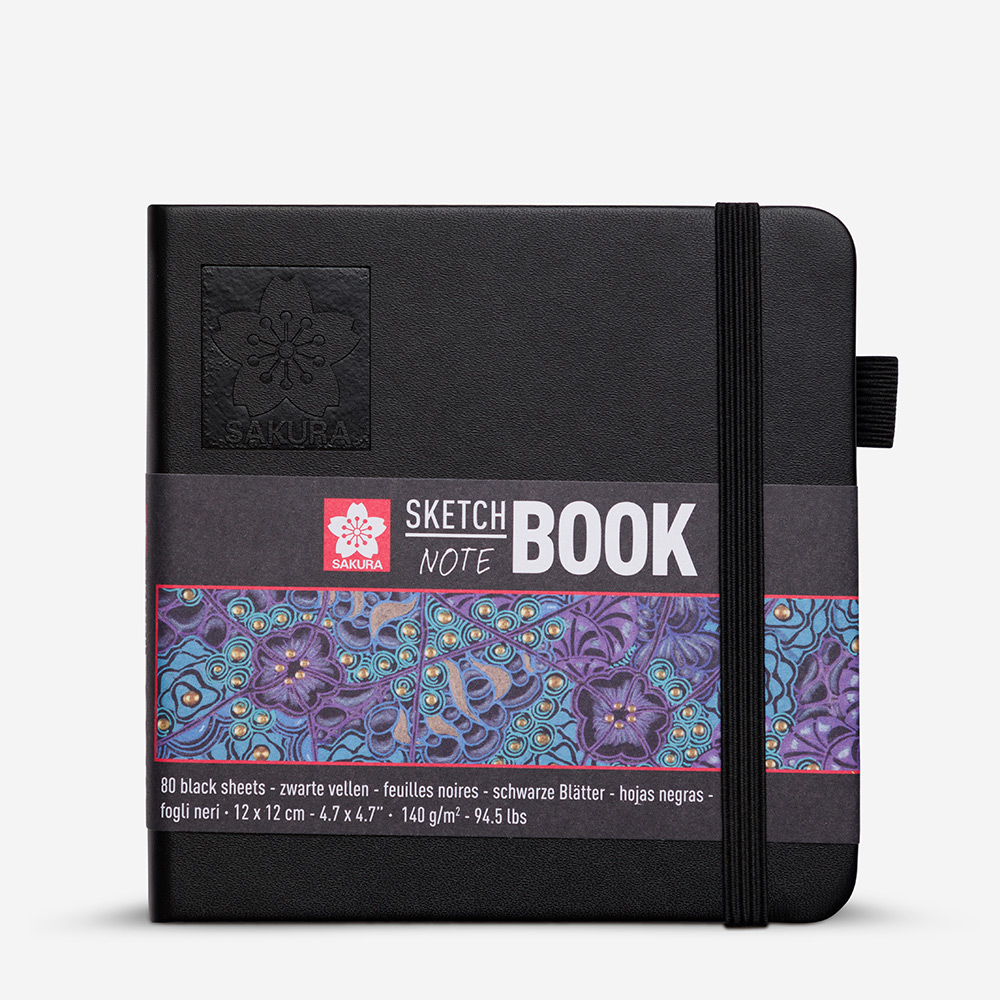 Sakura Sketch Notebook 140gsm 80 Sheets Hardcover 12x12cm