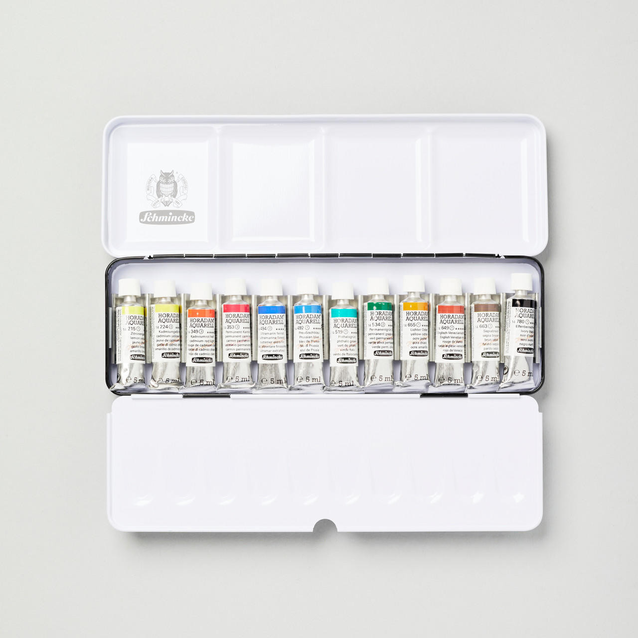 Schmincke Horadam Aquarell 12 Watercolour Set – 5ml Tubes