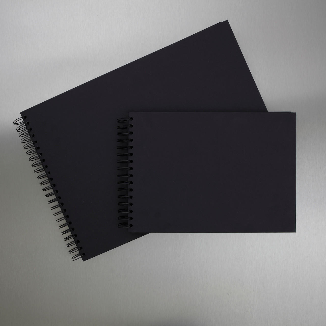 Seawhite Black Card Display Book – 40 Sheets, 220gsm, Spiral