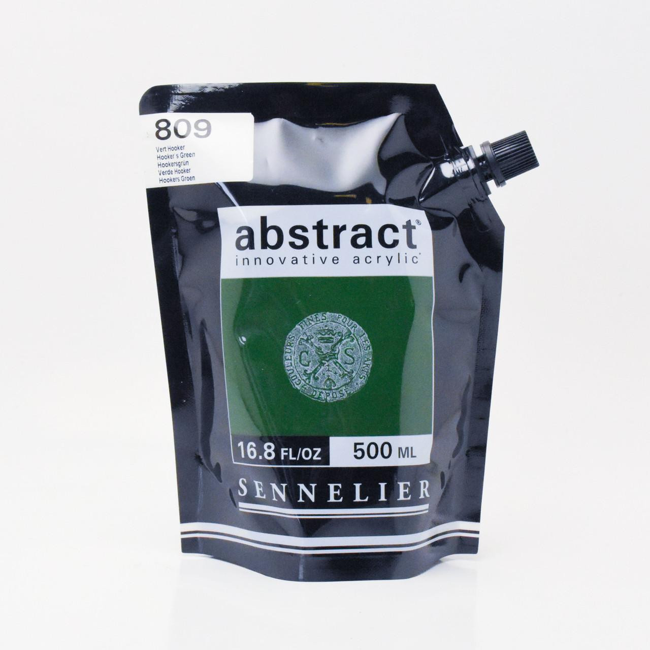 Sennelier Abstract Acrylic 500ml Satin Hooker’s Green
