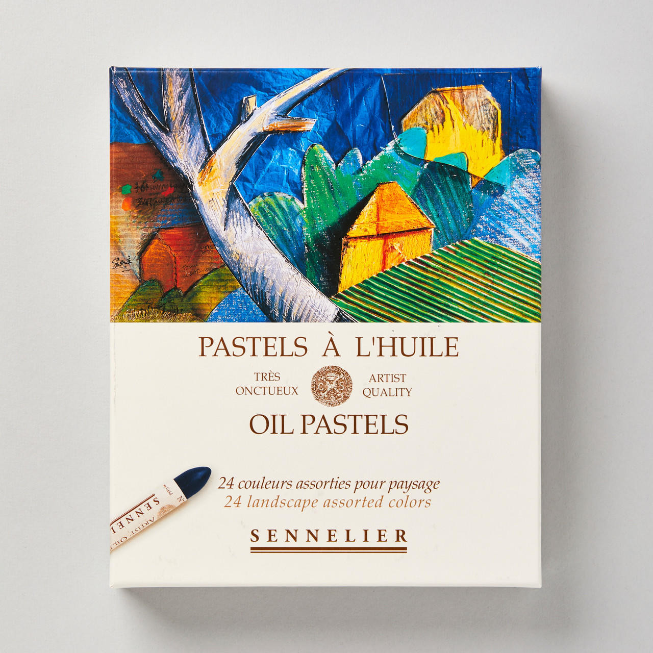 Sennelier Classic Oil Pastel Set 24 – Buttery Soft, Lightfast
