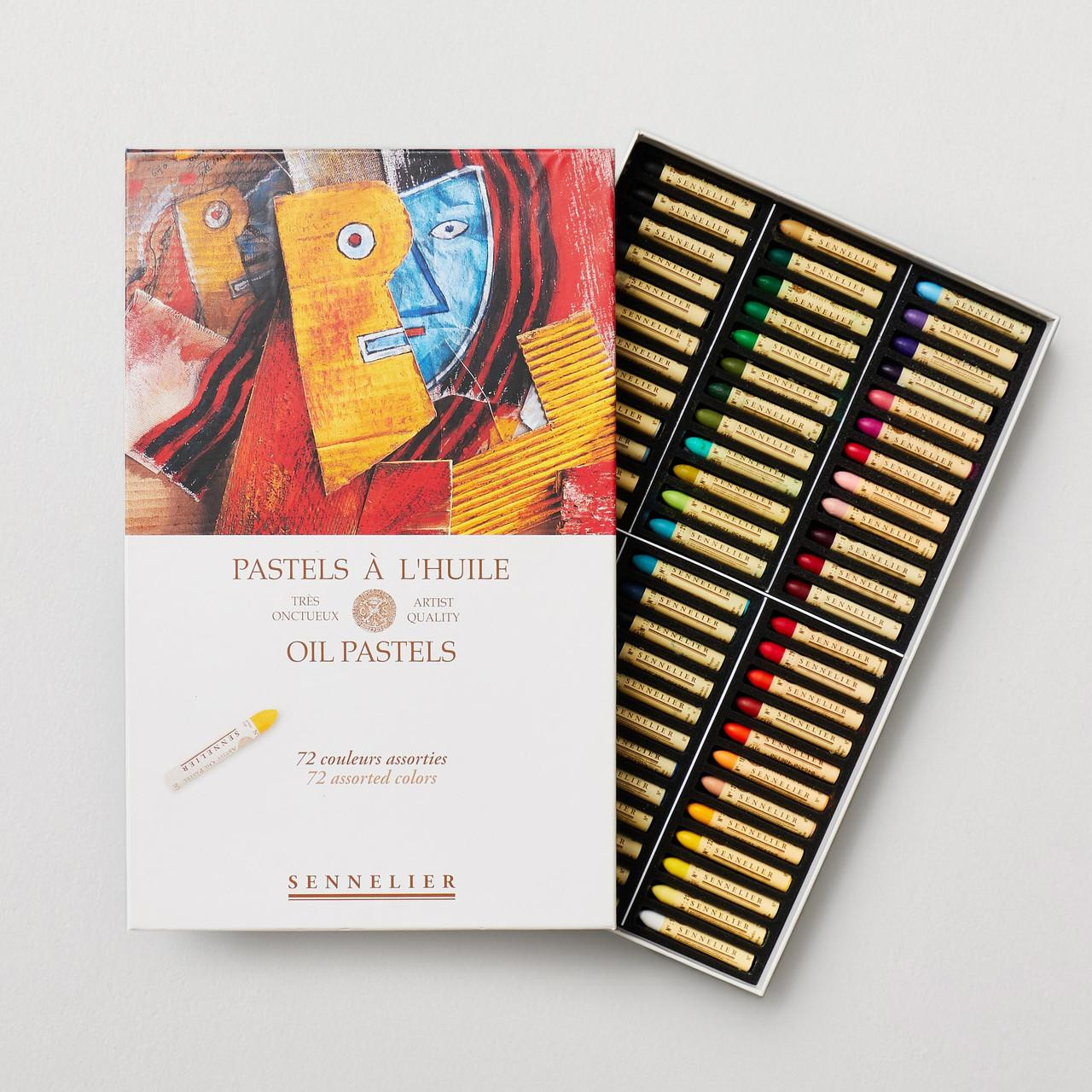 Sennelier Classic Oil Pastel Set, 72 Colours, Fully Lightfast
