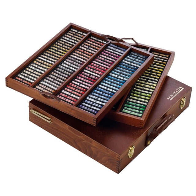 Sennelier Extra Soft Pastel Set, 175 Colours, Wooden Box
