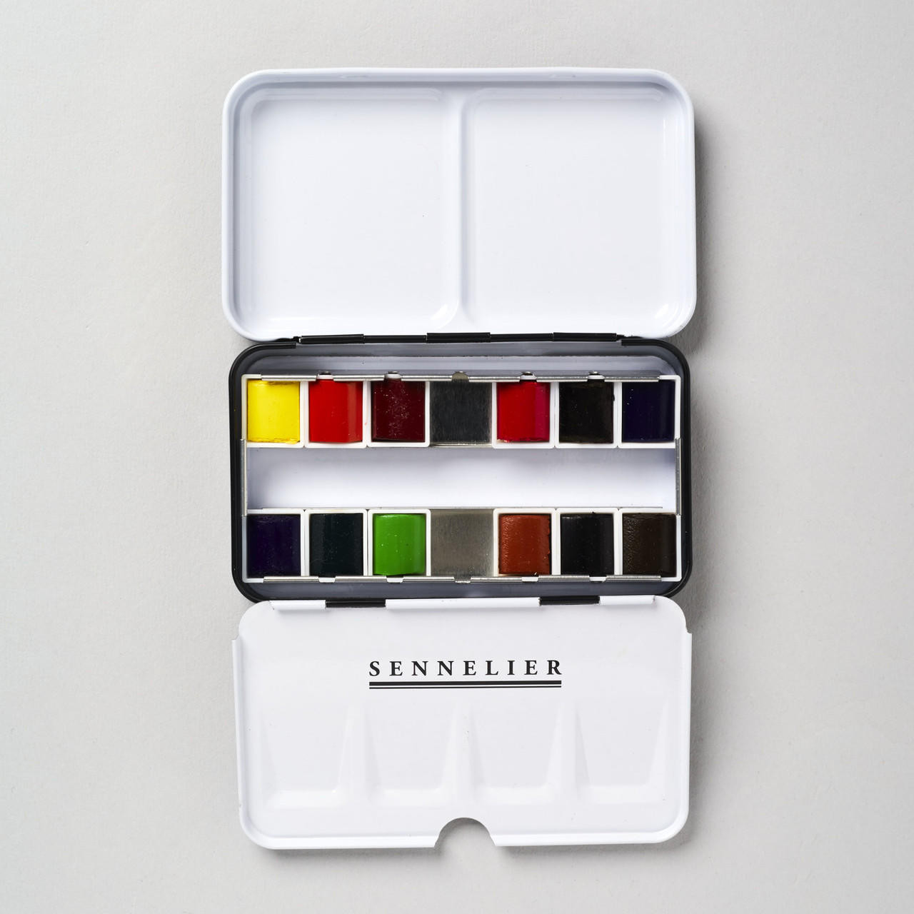 Sennelier Aquarelle Watercolour Set 12 in Metal Box