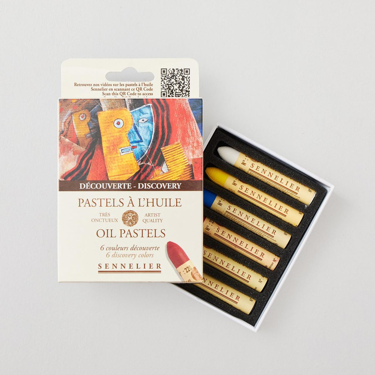 Sennelier Oil Pastel Set of 6 – Lightweight 0.5kg
