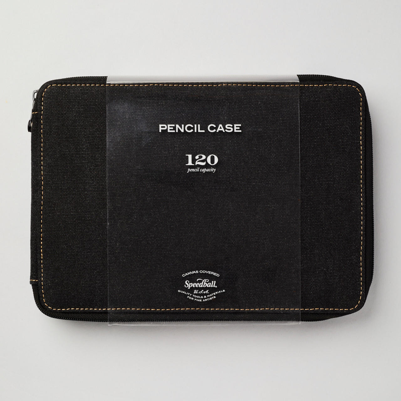Speedball Canvas Pencil Case – Holds 120 Pencils, Zipper Closure