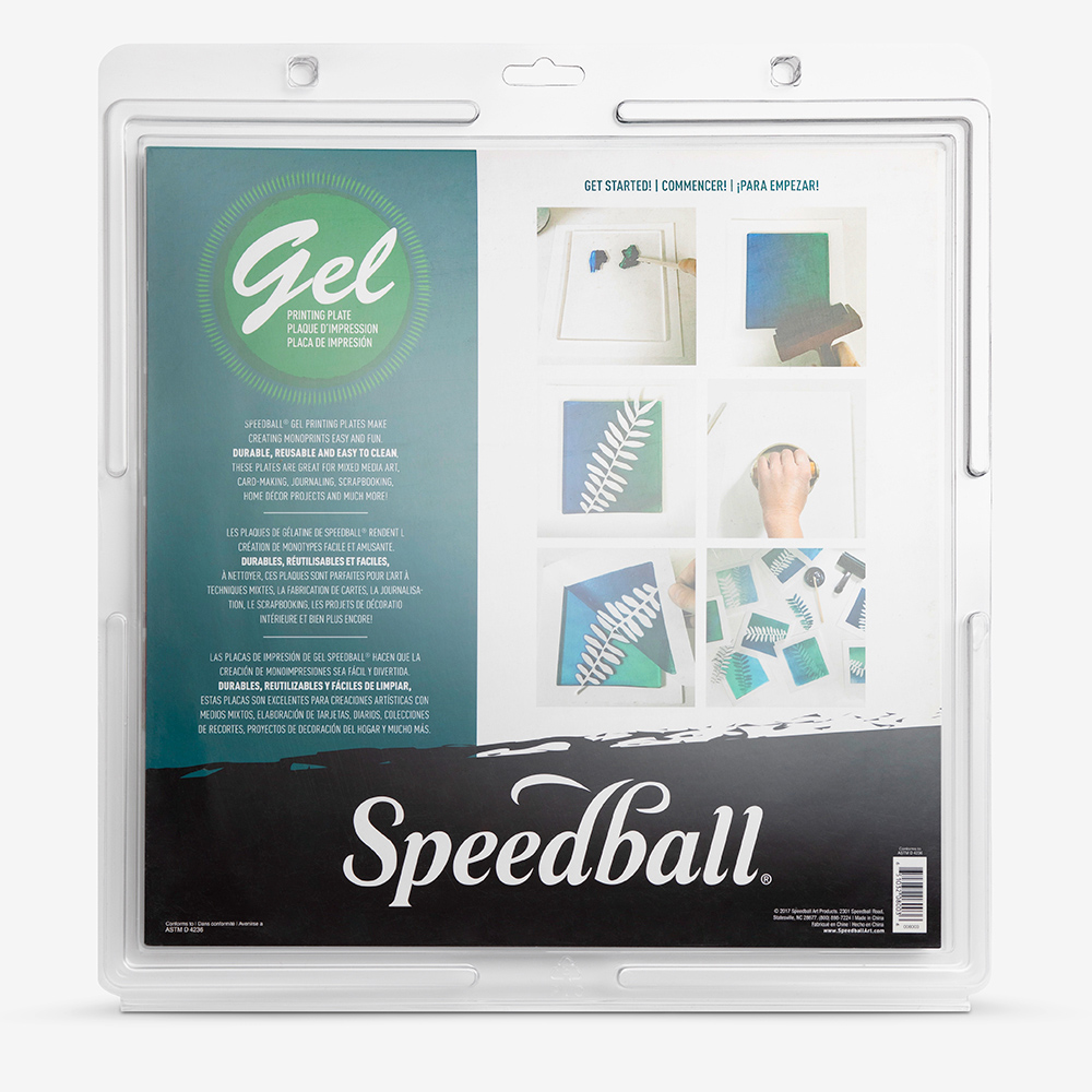 Speedball 12×12 Gel Printing Plate for Mixed Media Art
