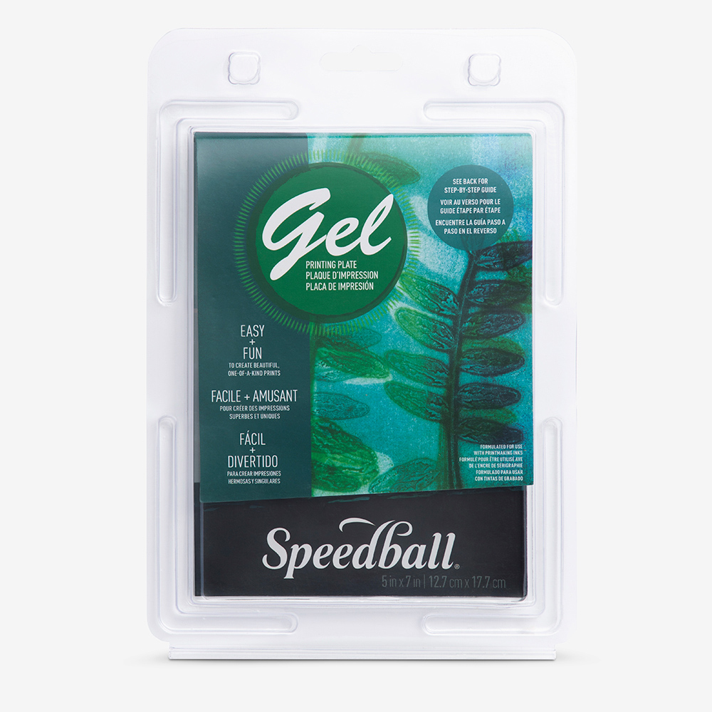 Speedball 5×7 Gel Printing Plate – Water & Oil Ink Compatible