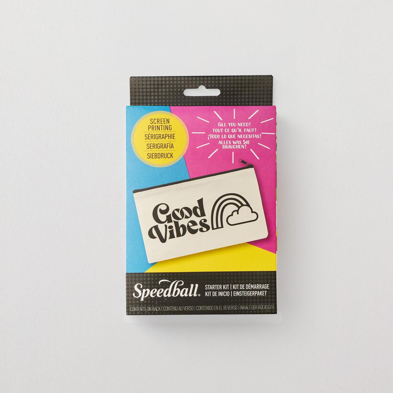Speedball Screen Printing DIY Starter Kit, 4 fl oz Ink, Beginners