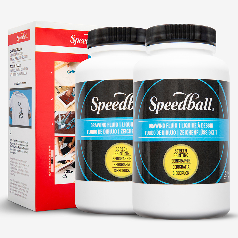 Speedball Drawing Fluid & Screen Filler Kit, Non-toxic 0.5 kg