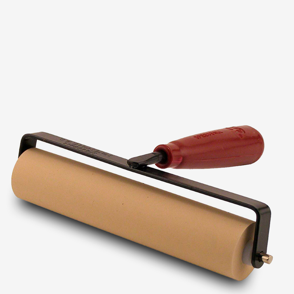 Speedball 6″ Soft Rubber Brayer – Heavy Duty Steel Frame