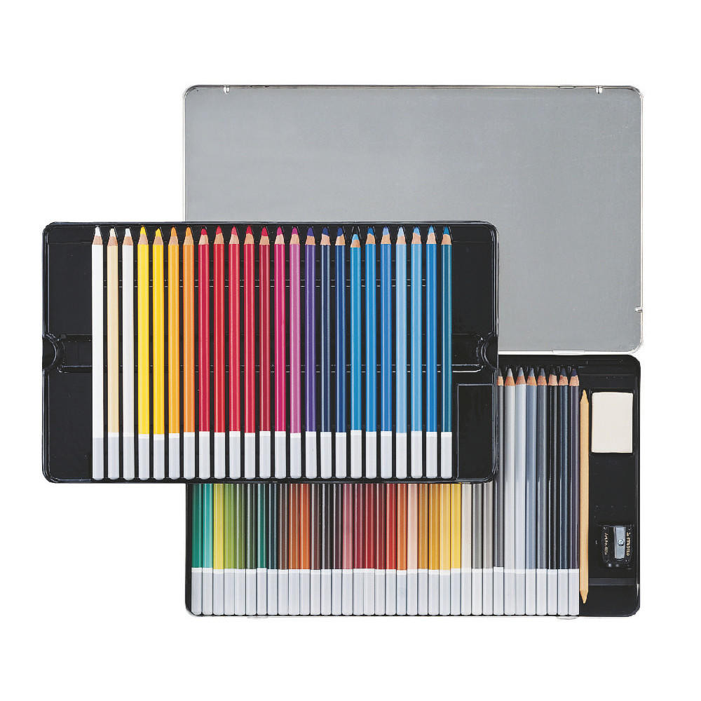 Stabilo CarbOthello Pastel Pencils Set of 60 with Blender