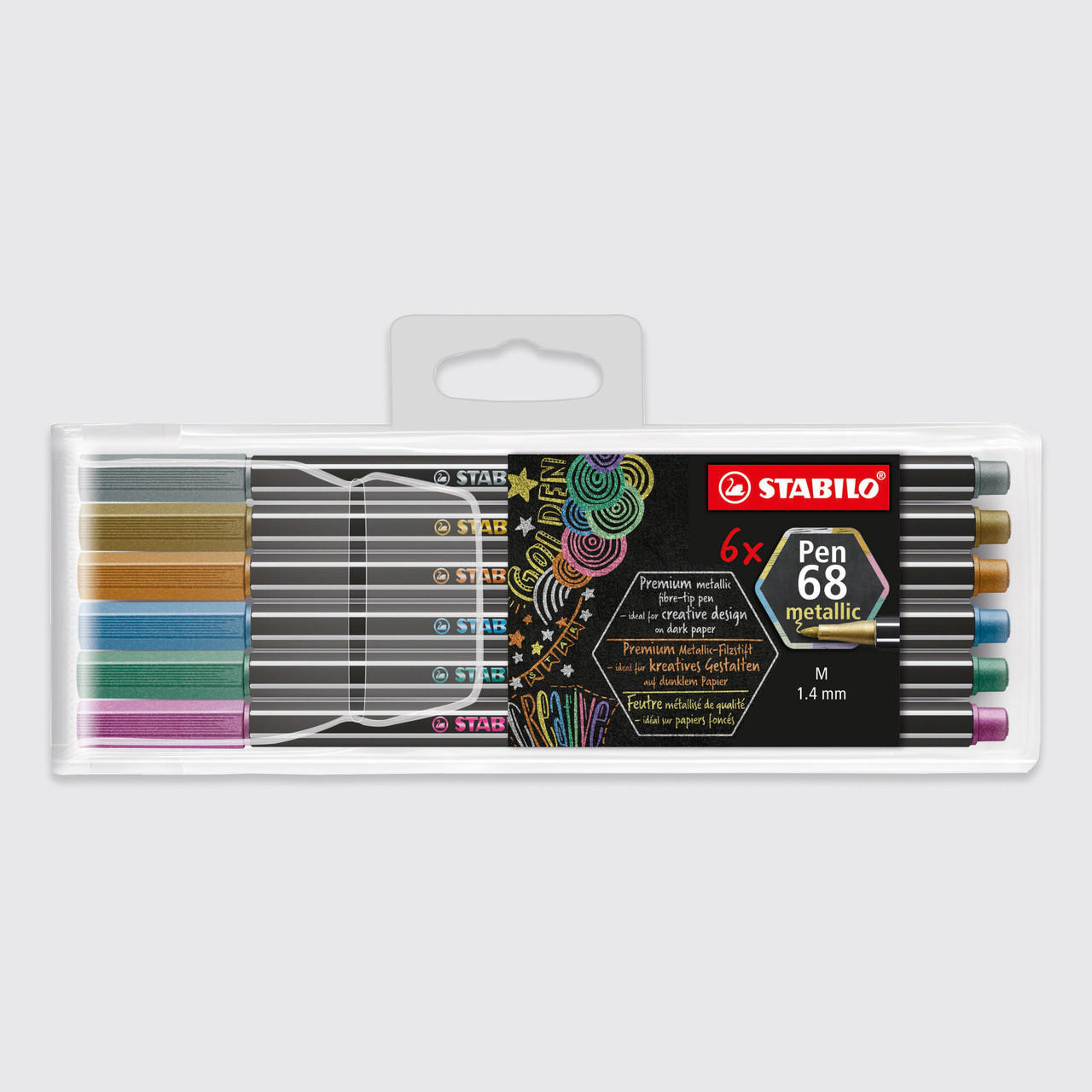 Price Comparison for Stabilo Pen 68 Metallic Set – 6 Pcs, 1mm Tip, Water-based