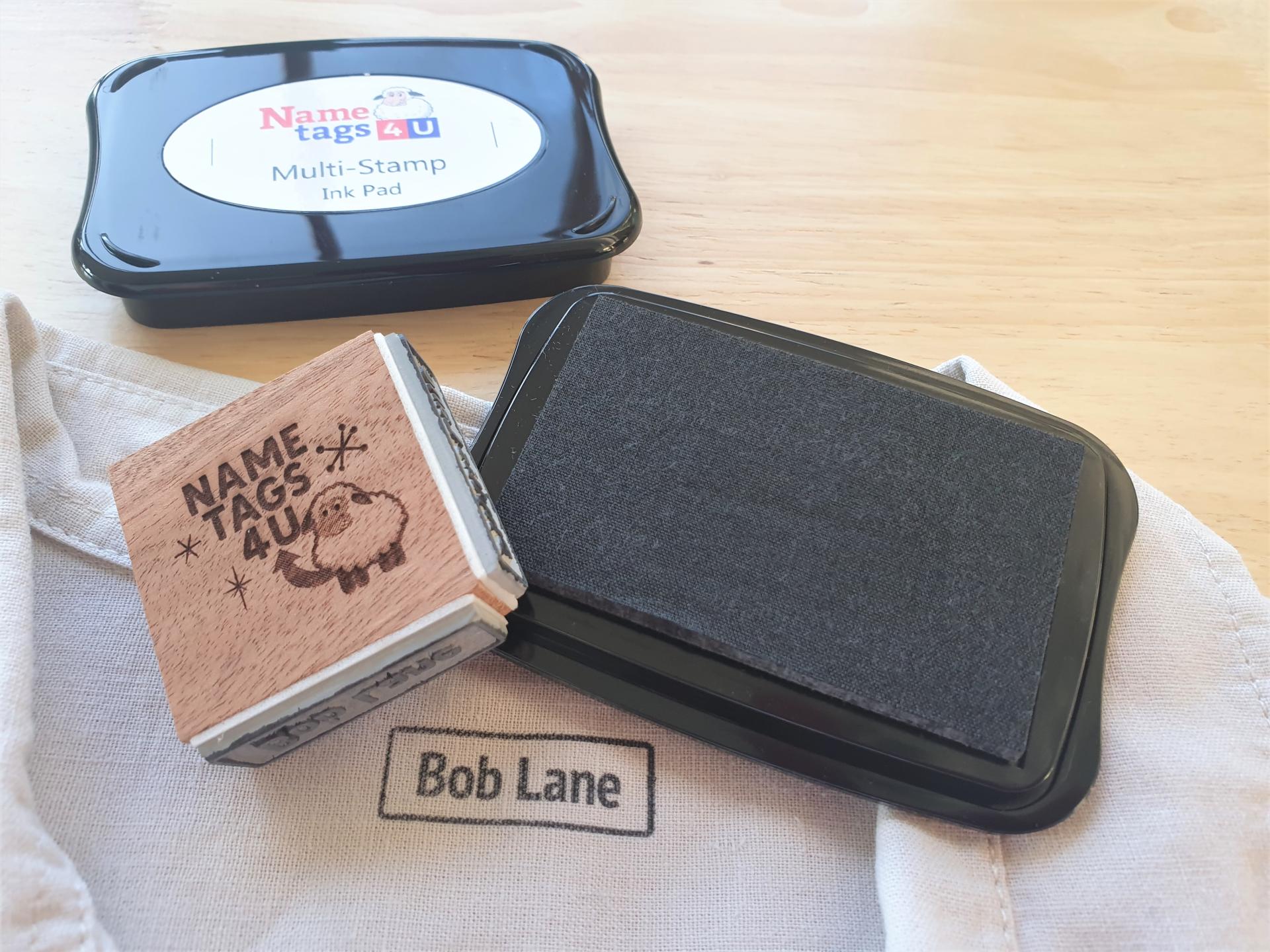 Personalised name stamp design options