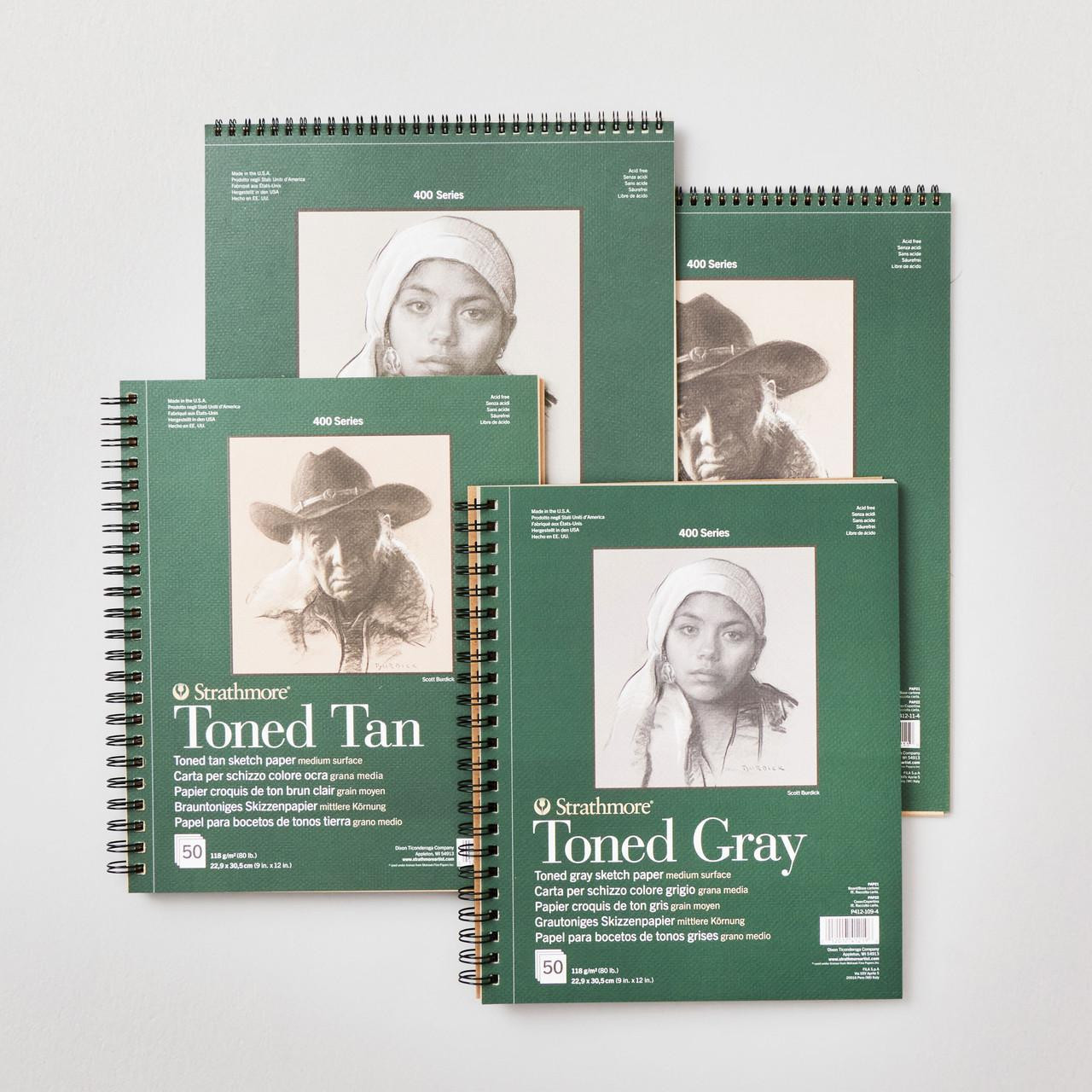 Strathmore 400 Sketchpad, 118gsm, 50 Pages, Spiral Bound