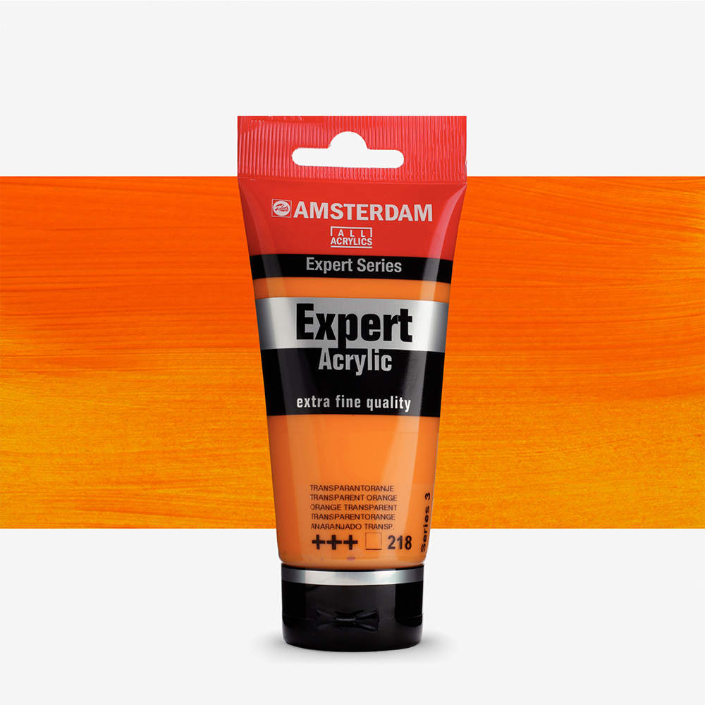 Amsterdam Expert Transparent Orange Acrylic Paint 75ml