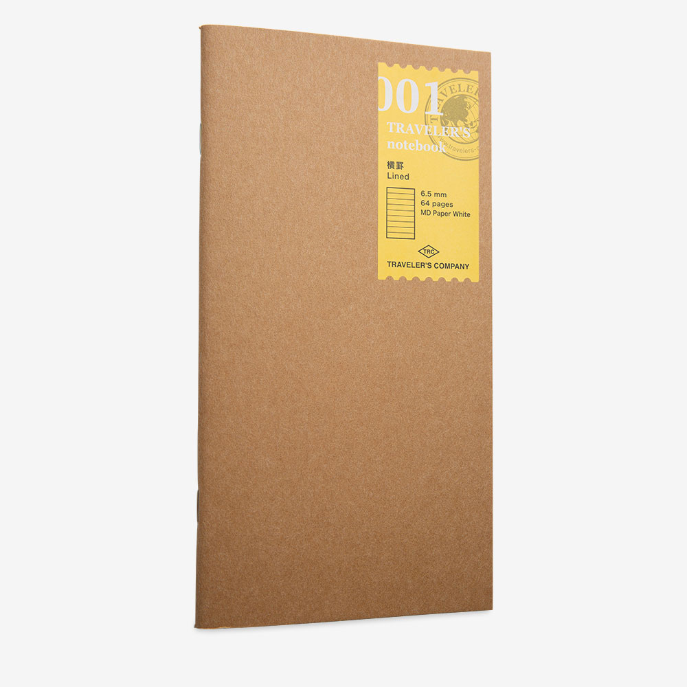 Traveler’s Notebook Lined Refill 001, 64 Pages, Japan
