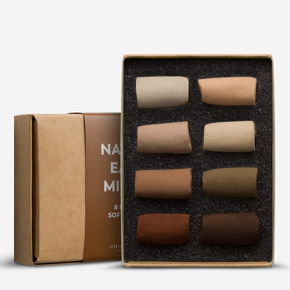 Unison Colour Natural Earth Pastels 8 Sticks – 0.3kg