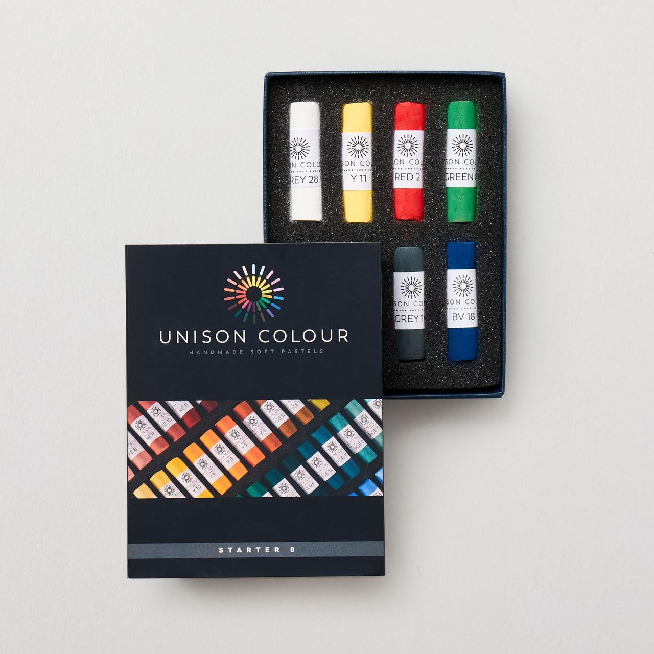 Unison Colour Soft Pastel Set of 8 – Natural Pigments