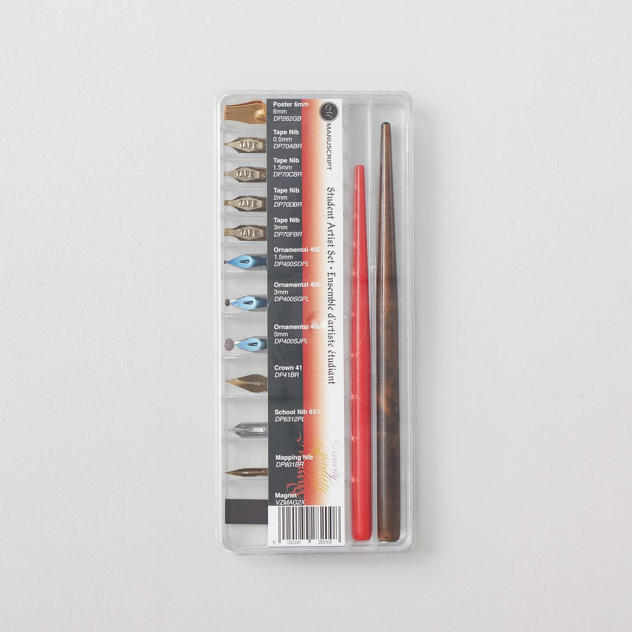 Versatile Calligraphy Dip Pen Set – 11 Nibs, 2 Holders