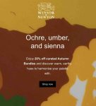 Winsor & Newton: 20% off selected autumnal colours
