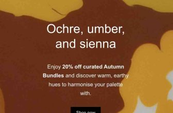 Winsor & Newton: 20% off selected autumnal colours