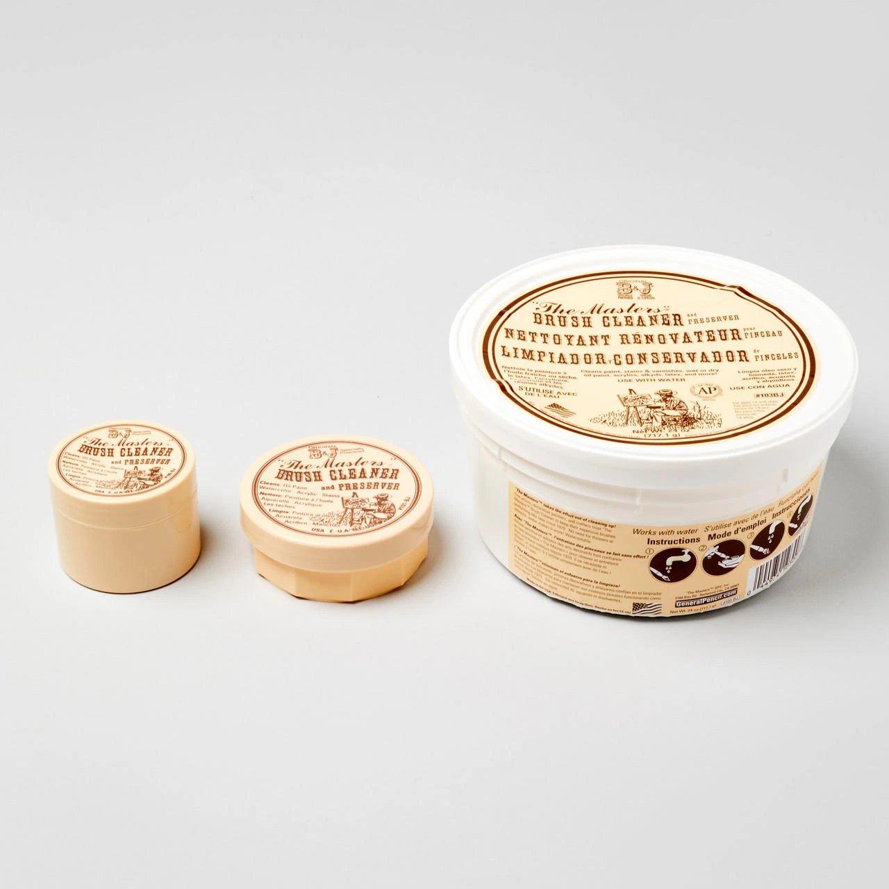 The Masters Brush Cleaner and Preserver brush soap