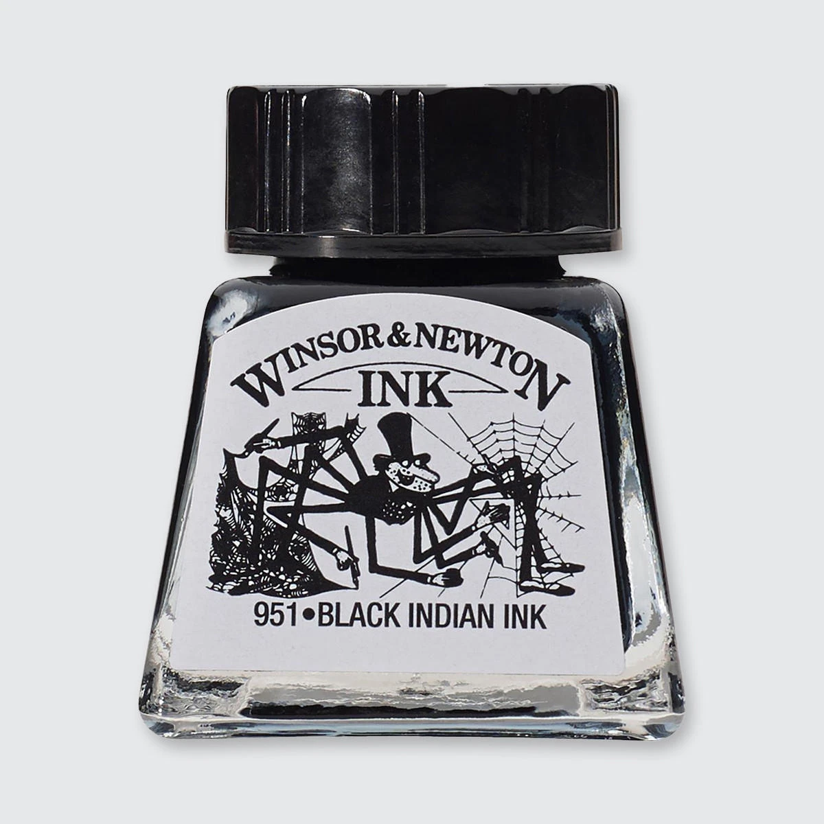 Winsor and Newton Black Indian Ink 30ml bottle