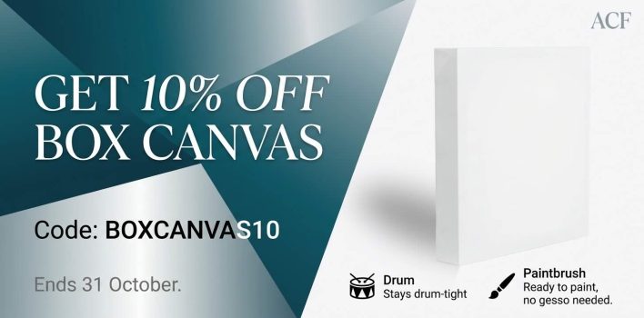 ACF: 10% off Box Canvas