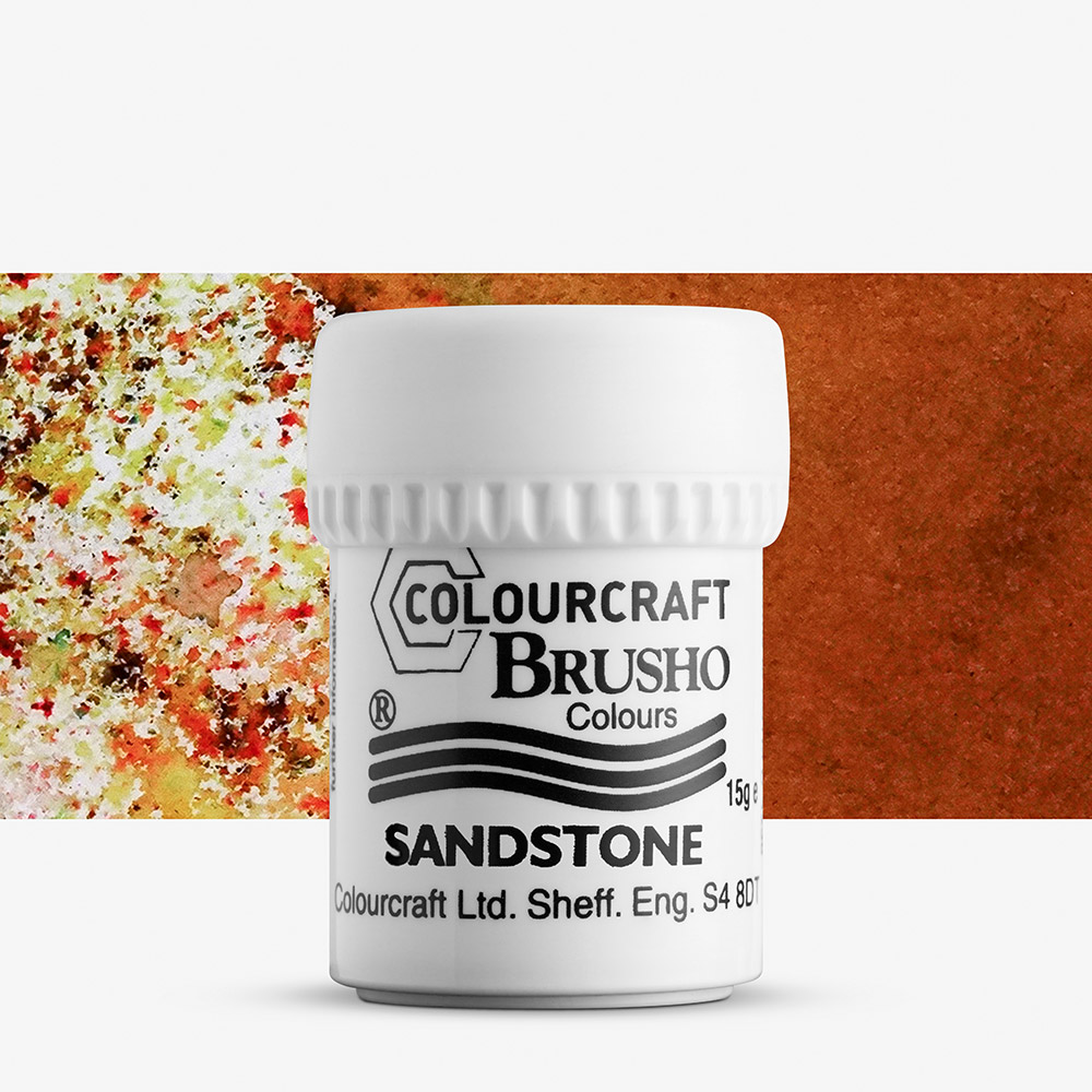Brusho Crystal Colour 15g Sandstone – Non-toxic Powdered Dye